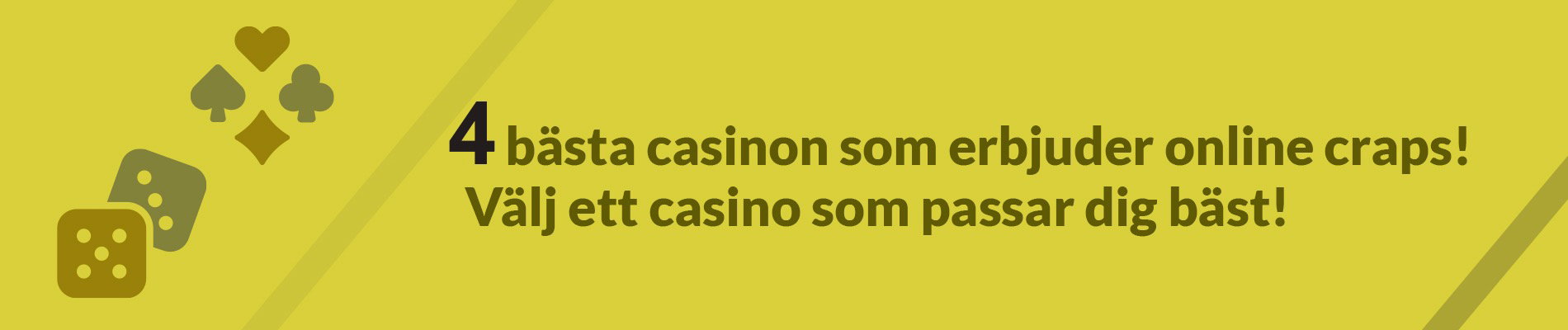 Sveriges Bästa Craps - Sveriges Bästa Casino - 26
