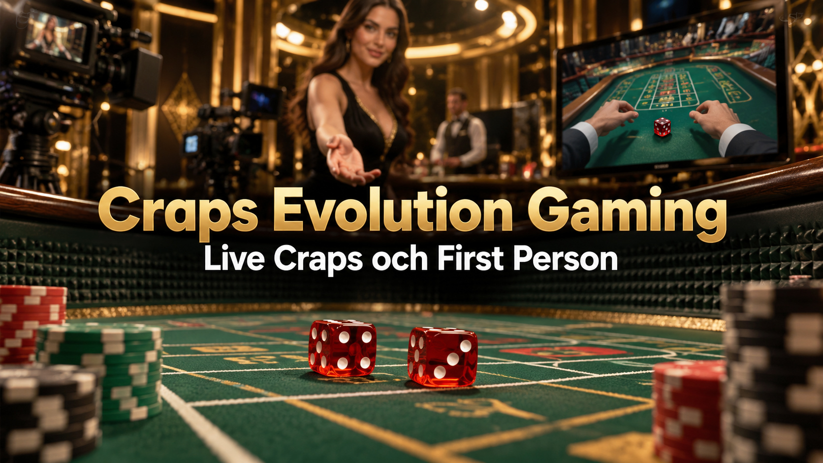 Craps Evolution Gaming - Live Craps och First Person